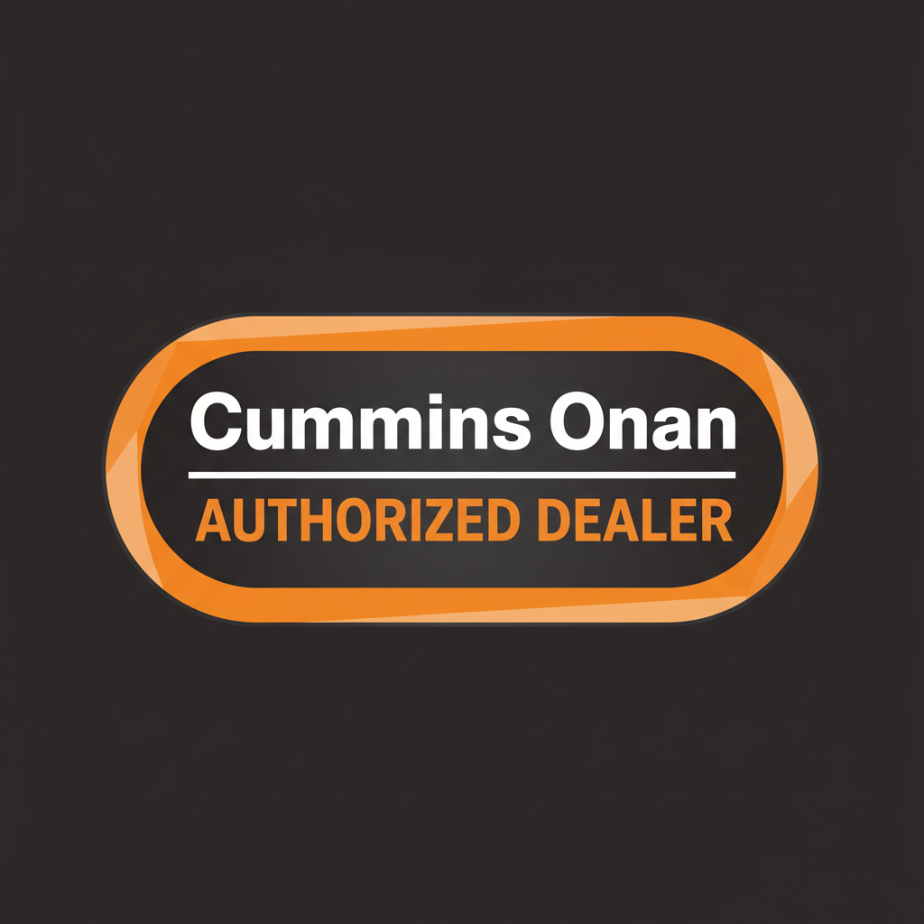 Cummins Onan Authorized Dealer badge